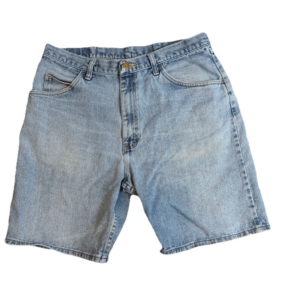Men’s Jean Shorts 36 Vintage 90’s Relaxed Fit Dad Shirts Light Wash